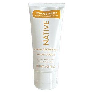 NATIVE Sugar Cookie‎ Whole Body Cream Deodorant Limited Edition 3 oz